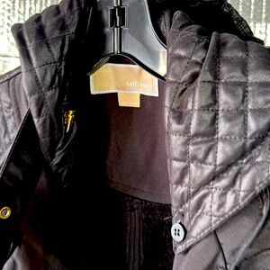 Michael Kors black womens coat